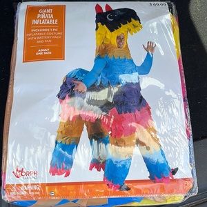 NWT inflatable piñata llama costume